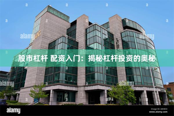 股市杠杆 配资入门：揭秘杠杆投资的奥秘