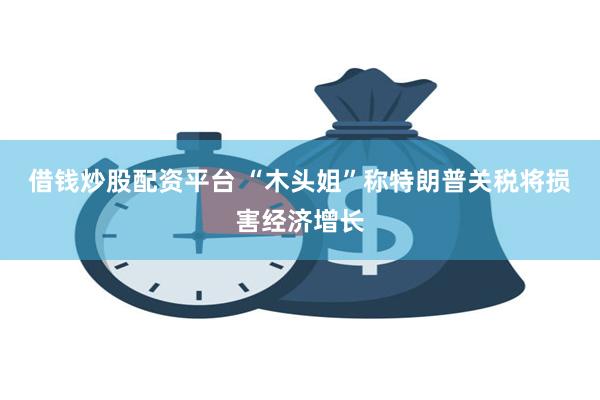借钱炒股配资平台 “木头姐”称特朗普关税将损害经济增长